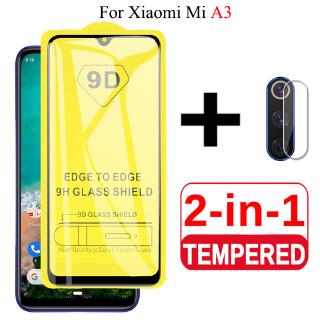 Kính cường lực 9d 2 trong 1 bảo vệ camera cho xiaomi mi a3 cc9e xiaomi mi3 cc9e