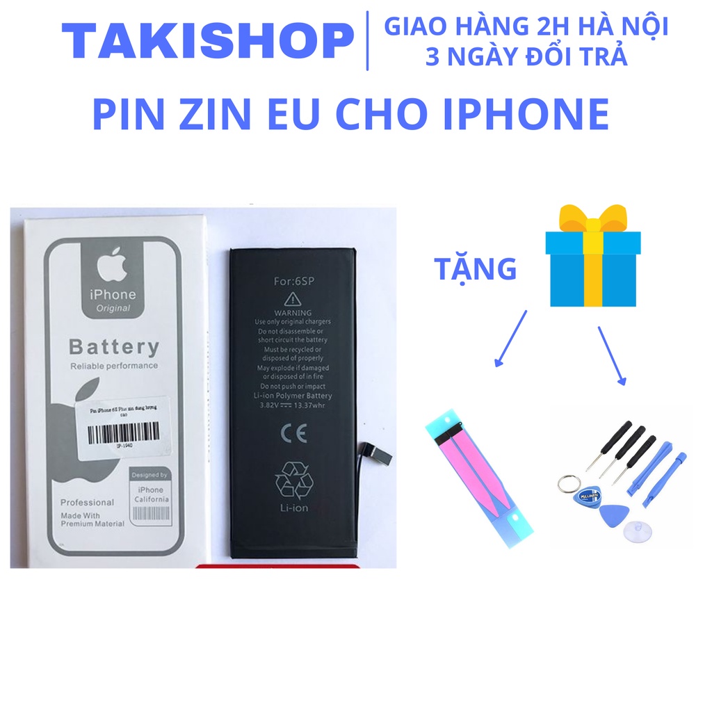 PIN IPhone Tiêu Chuẩn EU Chính Hãng Cho Ip 5/5s/5c/5SE/6/6s/6plus/6splus/7/7plus/8/8p/X/Xs/XR/Xsm/11/11pro/12 promax