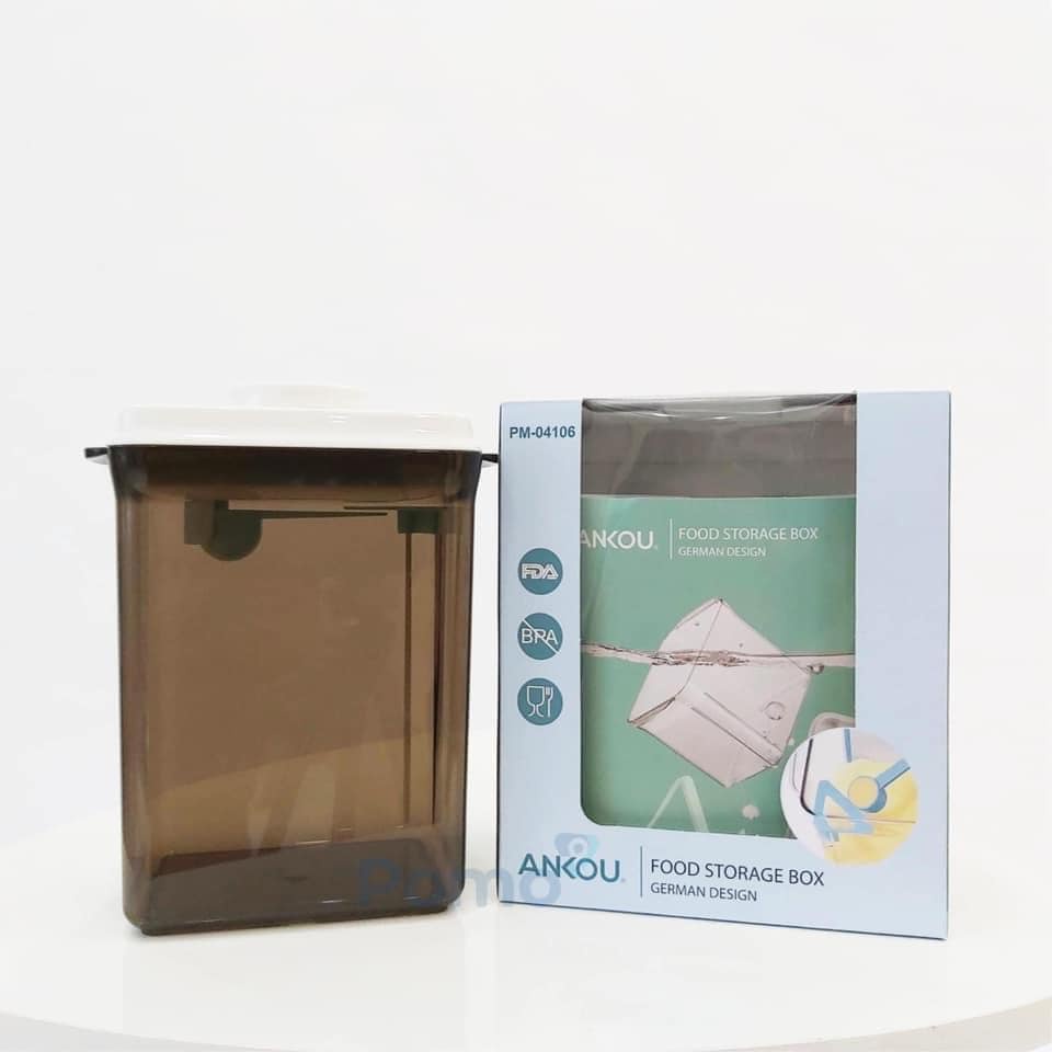 Hộp trữ sữa, thức ăn hút chân không 2,3 lit Ankou chính hãng an toàn cho bé