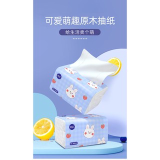 Giấy Ăn Thỏ Vỏ Xanh 4 Lớp Bán Lẻ 1 Gói