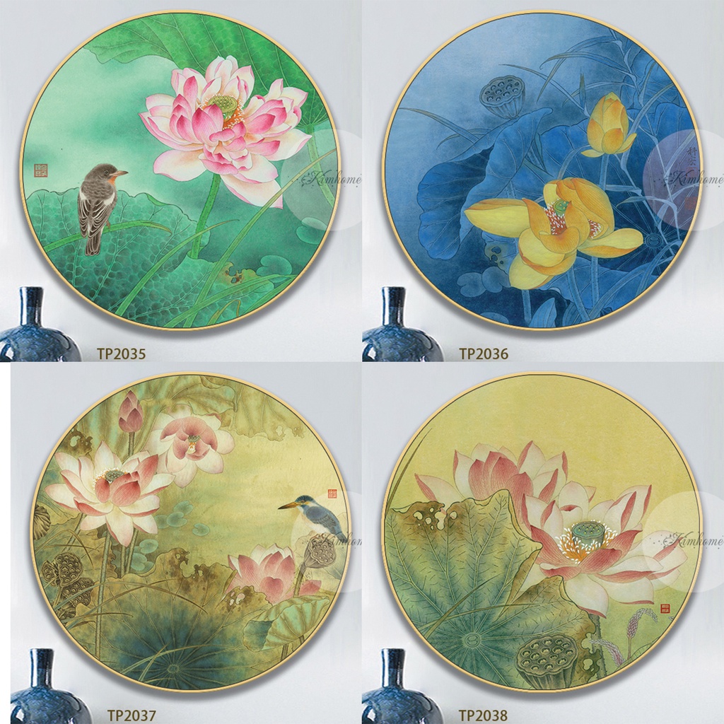 Tranh treo tường Hoa Sen - Tranh Canvas Hoa Sen ý Nghĩa