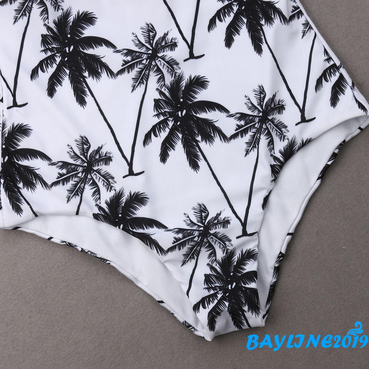 Bộ Đồ Bơi In Hình Cây Dừa Dễ Thương Cho Mẹ Và Bé | BigBuy360 - bigbuy360.vn