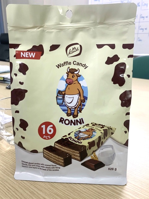 BÁNH XỐP SOCOLA BÒ SỮA RONNI NGA