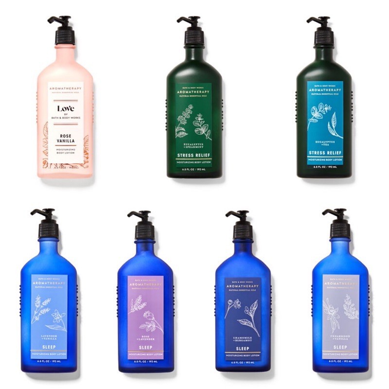 [ĐỦ MÙI] Sữa Dưỡng Thể Aromatherapy Bath And Body Works (192ml) | BigBuy360 - bigbuy360.vn