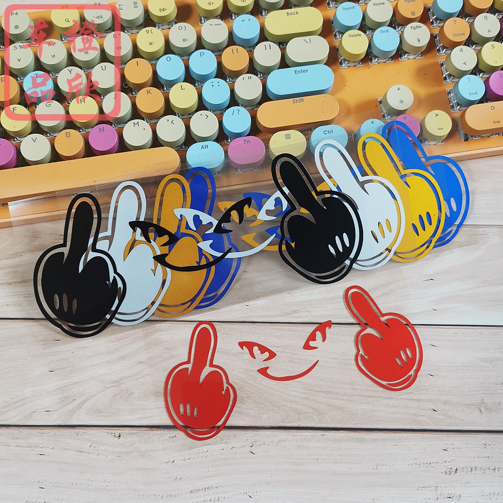 Miếng Dán Phản Quang Họa Tiết Vui Nhộn Trang Trí Xe Hơi Mazda 2 / 3 / 6 CX-30 CX-4 / 5 Axela Atenza