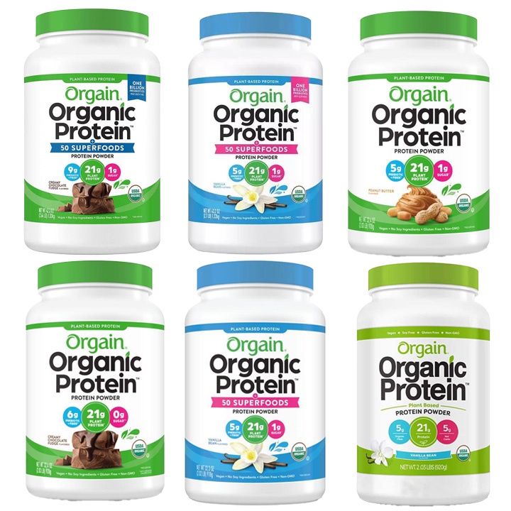 Orgain Organic Protein Bột Uống + Làm Bánh, Pha Sữa - Made In USA