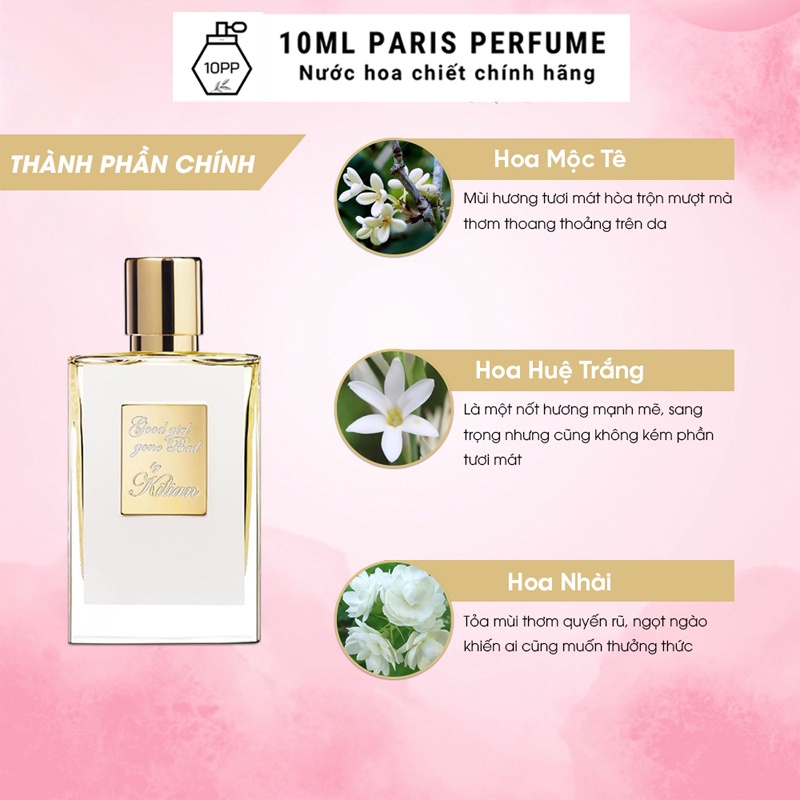 Nước hoa nữ good girl gone bad thơm lâu dạng xịt 10ml phong cách sang trọng tinh tế.
