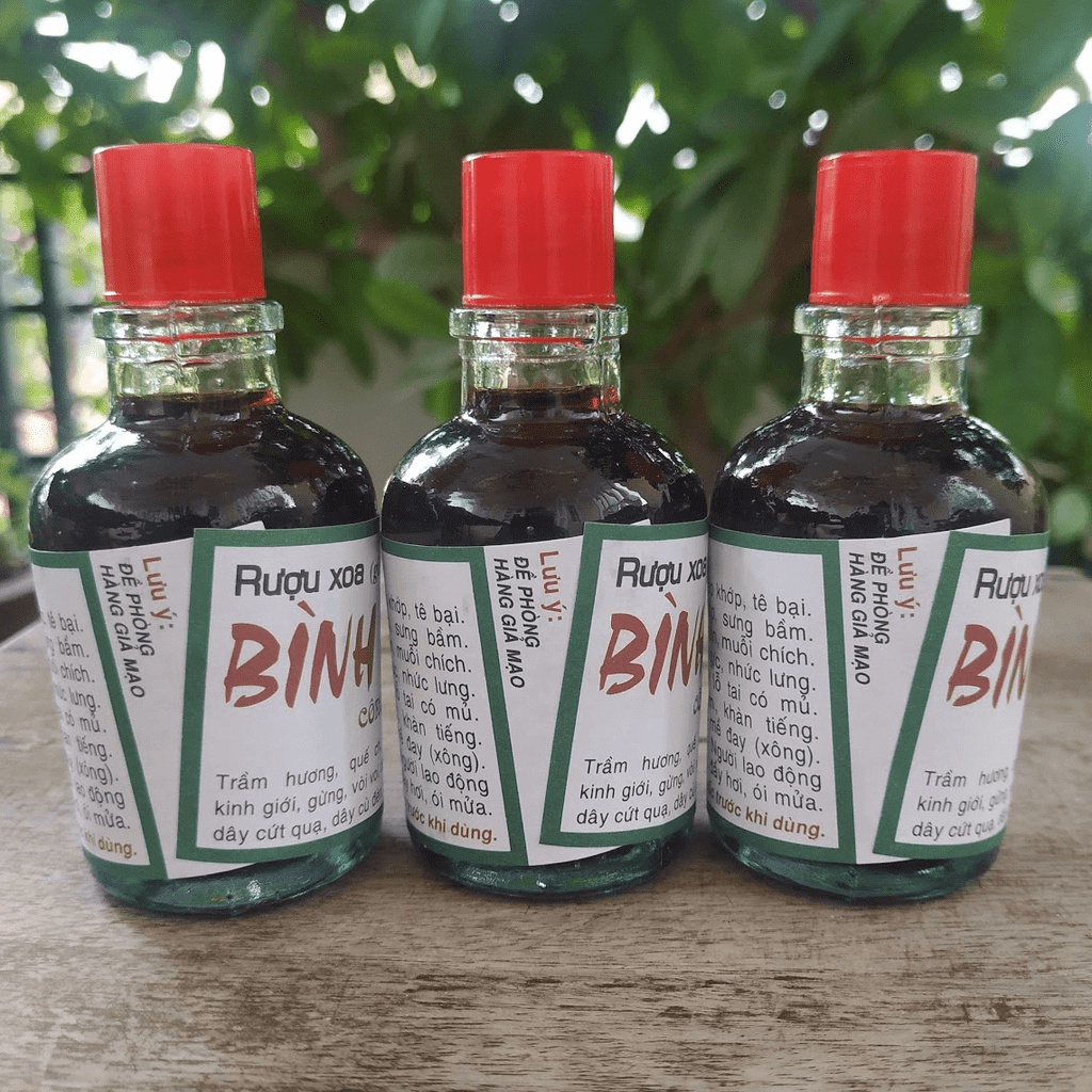 COMNO 10 CHAI Dầu xoa bóp, rượu xoa bóp xương khớp gia truyền Bình An Công Chính