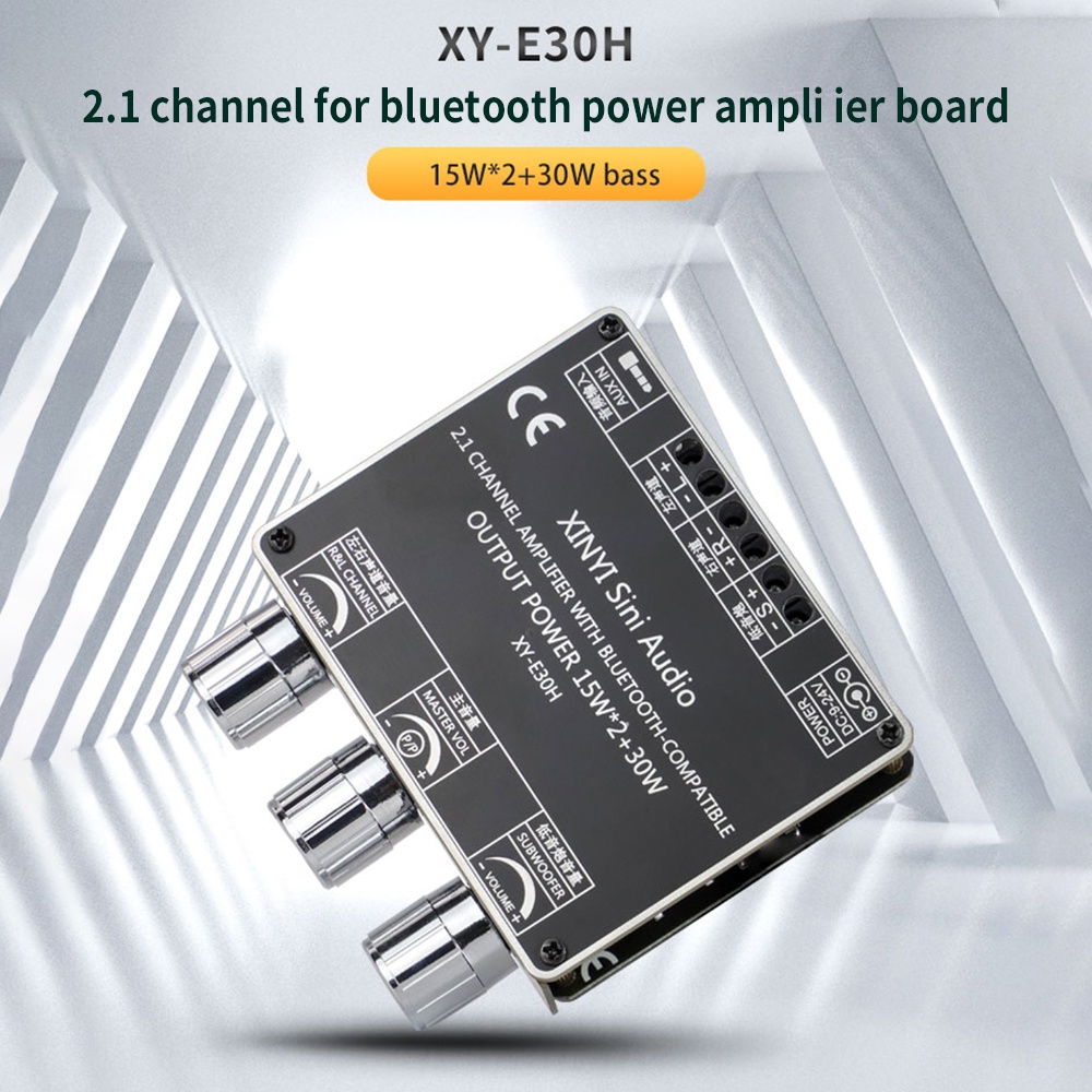 Mô đun bảng mạch khuếch đại âm thanh ZIQQUCU E30H bluetooth kênh 2.1