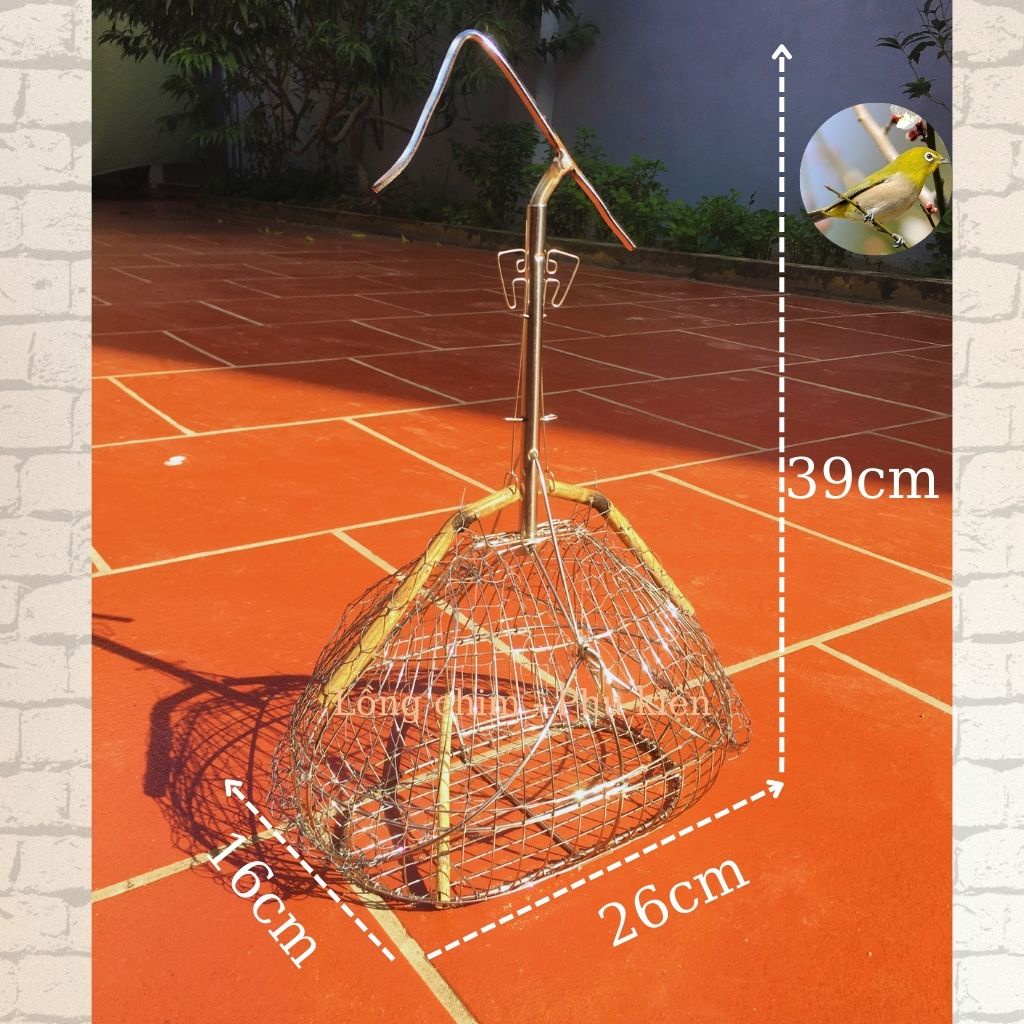 Lồng bẫy, Lồng bẫy Chào Mào, Khuyên, Lồng bẫy chim, Lụp bẫy chim Khuyên, Chào Mào Inox cao cấp , bền , đẹp