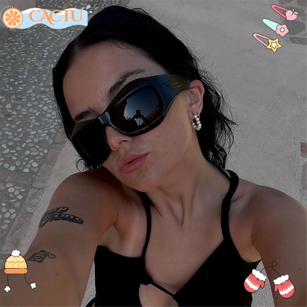 Kính Chống Nắng UV400 Gọng Dày Y2K Phong Cách Thể Thao Thời Trang