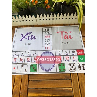 BẠT LẮC TÀI XỈU | bạt đặt chơi tài xỉu