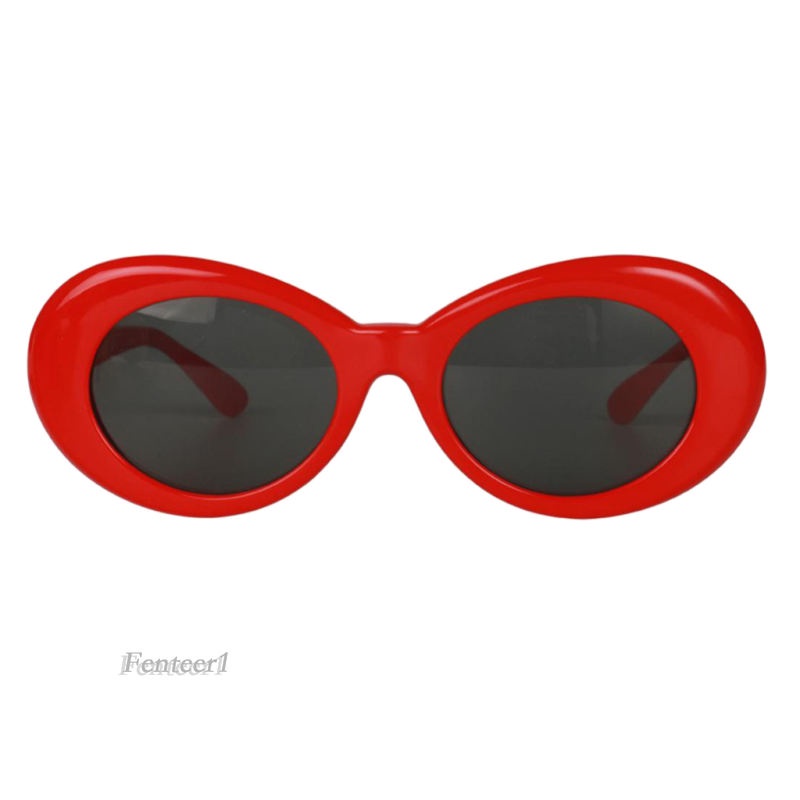 [Fenteer1] Kính Mát Thời Trang Tròng Oval Lấy Cảm Hứng Từ