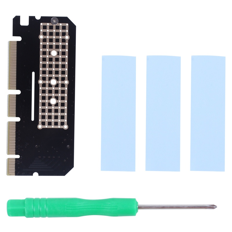 M.2 NVMe SSD NGFF sang PCIE 3.0 X16 Bộ chuyển đổi m Thẻ giao diện chính Hỗ trợ PCI Express 3.0 x4 2230-2280 Kích thước m.2 Tốc độ đầy đủ