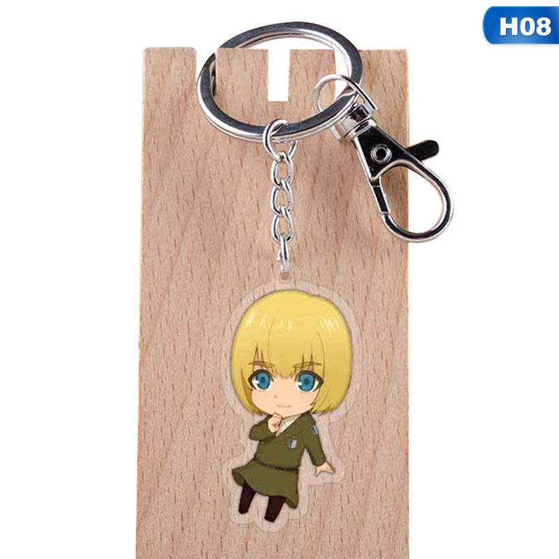 flowersqueen Móc Khóa Hình Anime Attack On Titan Dễ Thương