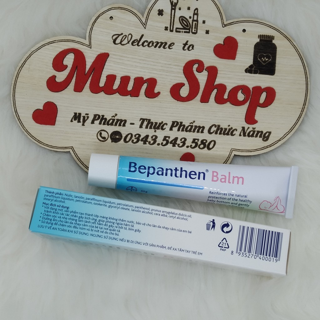 Kem chống hăm dạng mỡ BEPANTHEN BALM cho bé