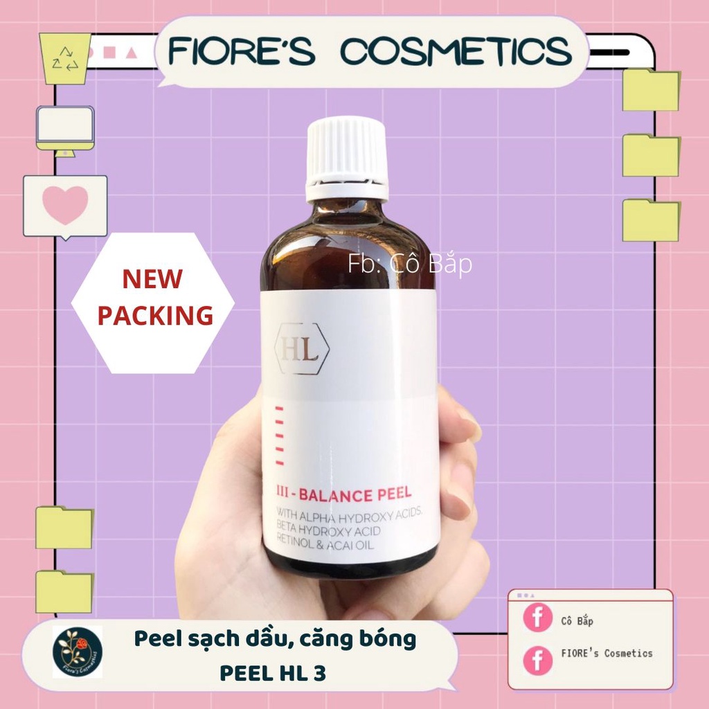 Làm sạch bã nhờn Peel HL III  BALANCE PEEL