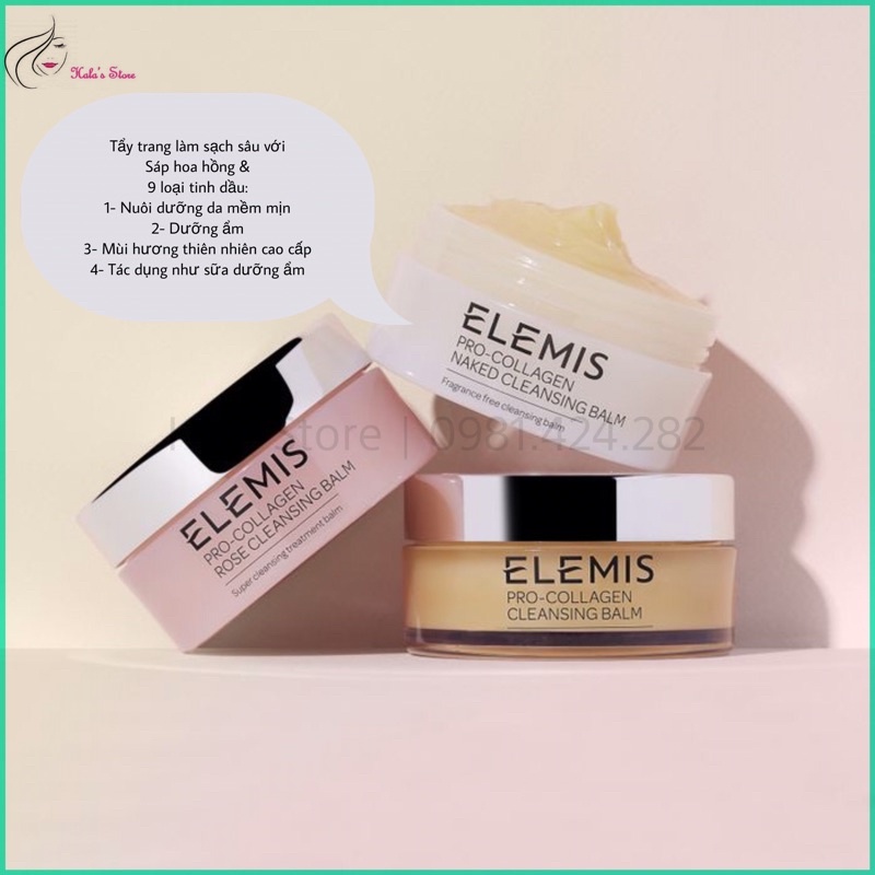 Tẩy trang kiêm rửa mặt cao cấp Elemis Pro-Collagen Cleansing Balm