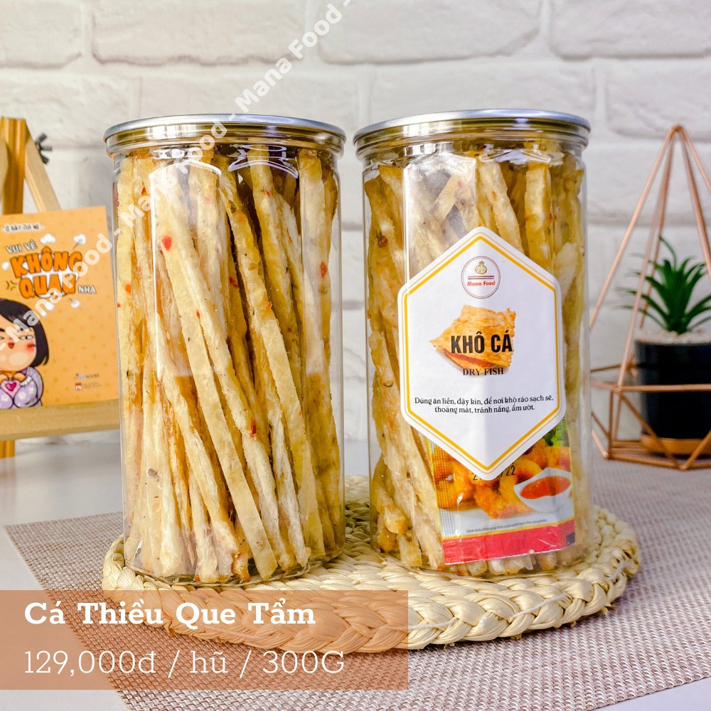 Khô mực cán tẩm hộp 300g [ cay ngon suýt xoa ] { nhâm nhi xem bóng đá } | BigBuy360 - bigbuy360.vn