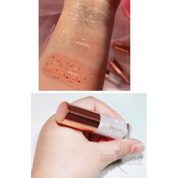 Nhũ Mắt Siêu Lung Linh Peach C Champagne Eye Glitter 3.5g | BigBuy360 - bigbuy360.vn