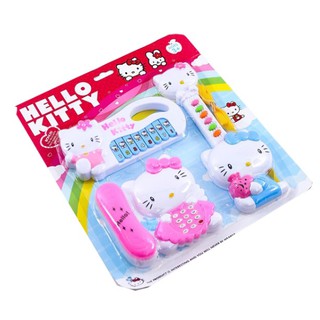 Bộ 3 đồ chơi đàn kitty cho bé