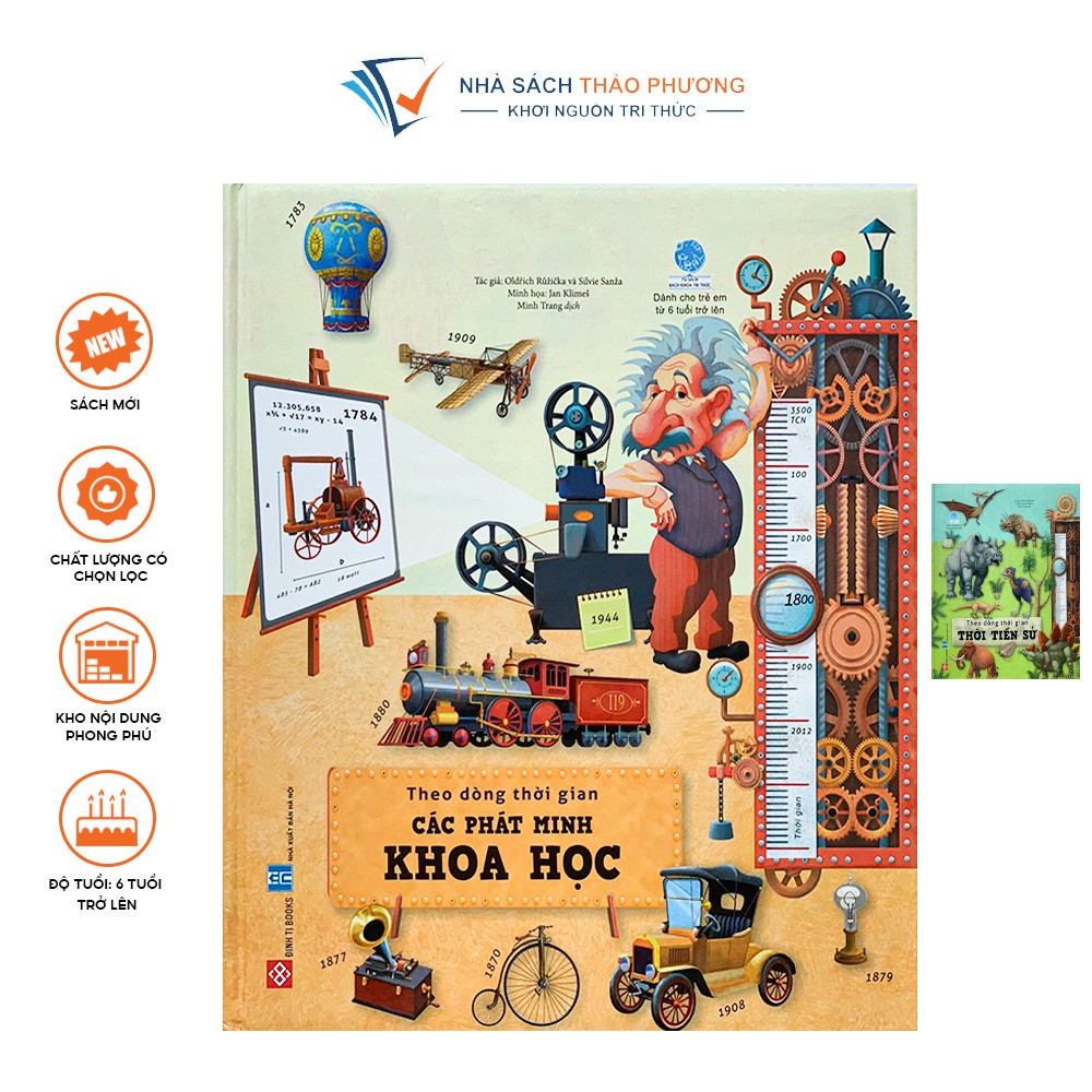 Sách - Theo dòng thời gian tìm hiểu về phát minh khoa học và thời tiền sử