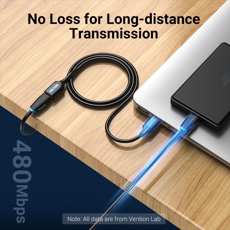 Dây cáp nối dài VENTION USB 2.0 480mbps tùy chọn màu sắc