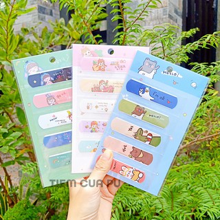 Set 5 miếng băng cá nhân Cute Animals