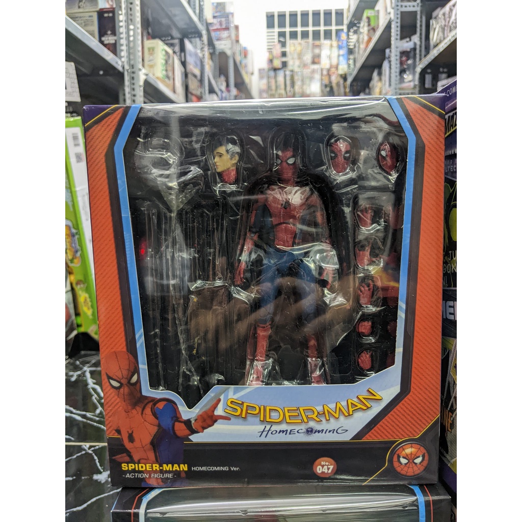MÔ HÌNH NHÂN VẬT MAFEX SPIDERMAN HOMECOMING ,NGƯỜI NHỆN, BIỆT ĐỘI AVENGERS