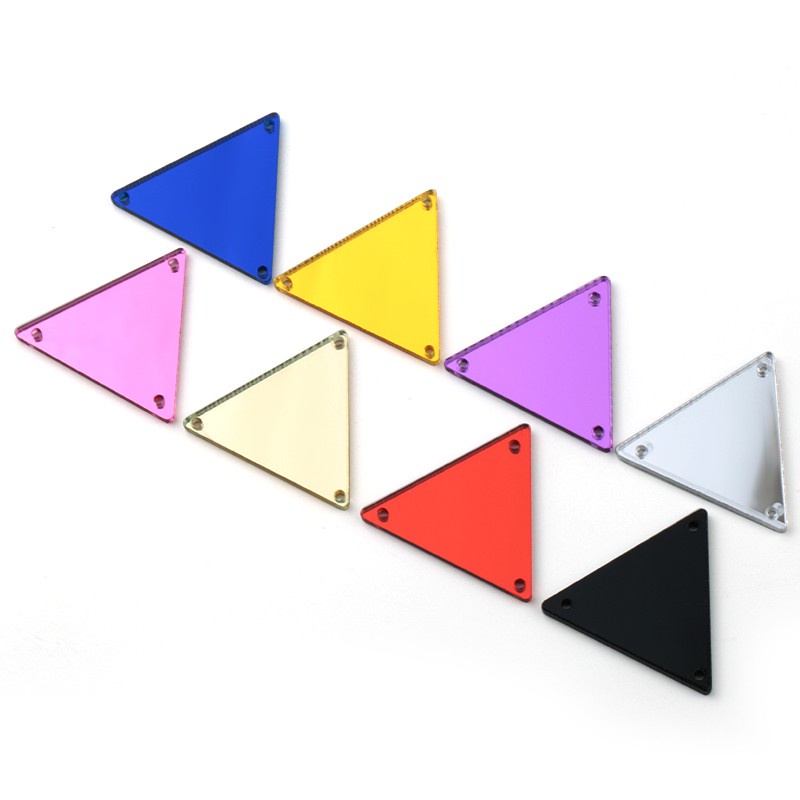 Set 30 Viên Đá Acrylic Tráng Gương 23mm May Vá Quần Áo / Túi Xách