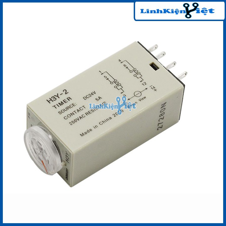 Relay Thời Gian Timer Omron H3Y-2 8P 24V