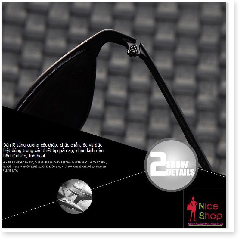 Mắt kính mát thời trang cao cấp viền màu sang trong | BigBuy360 - bigbuy360.vn