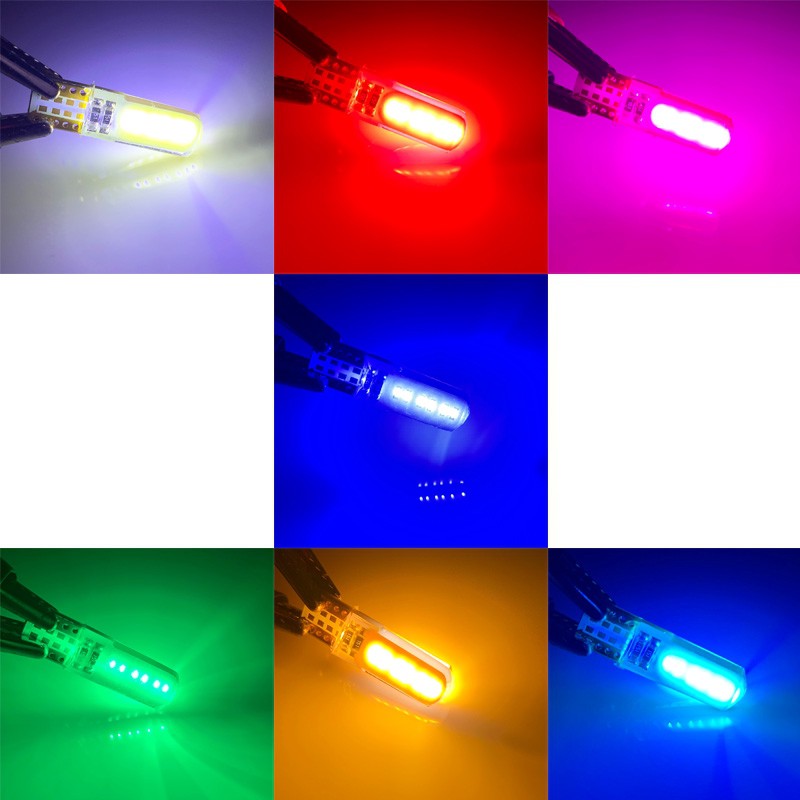 10pcs T10 LED light KEVANLY W5W License Plate/Ceiling/Car Door DC12V