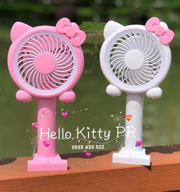 QUẠT SẠC USB HELLO KITTY - DORAEMON DOREMON