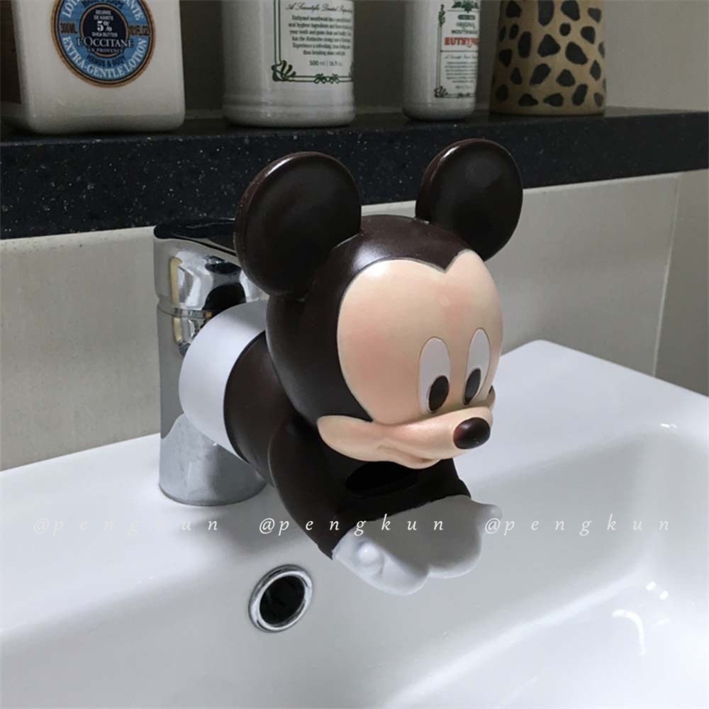 Dụng Cụ Nối Dài Vòi Nước Rửa Tay Chống Văng Họa Tiết Hoạt Hình Kiểu Hàn Quốc Cho Bé