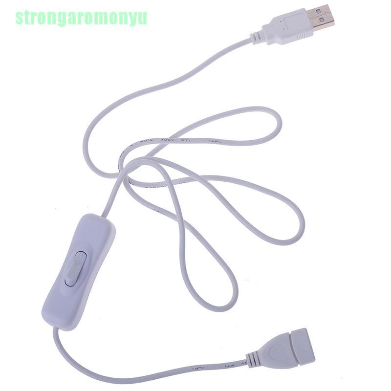 (Đang Bán) 1 Cái Dây Cáp Usb Kèm Công Tắc On / Off Dài 1m Cho Quạt Usb