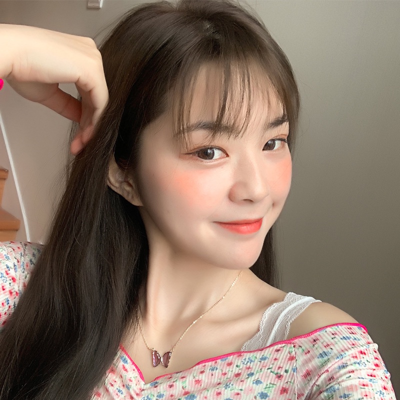 Vòng cổ mặt hình bướm đính đá pha lê siêu đẹp phong cách Hàn Quốc mới cho nữ YR