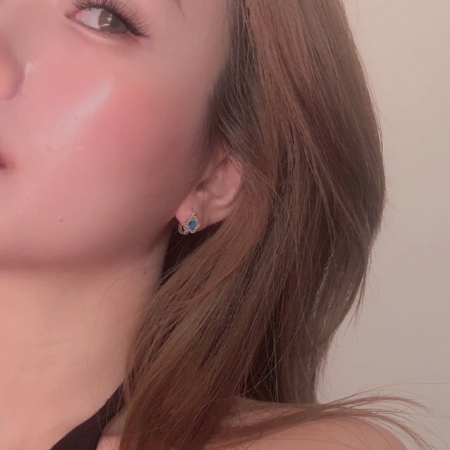 Khuyên Tai Bạc hình bông