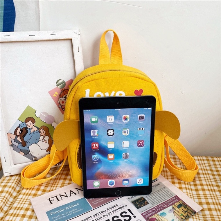 Balo cho bé trai gái đi học mầm non, hình con vật dễ thương ngộ nghĩnh