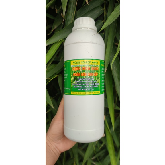 Dịch Nha Đam giải độc hữu cơ, bổ sung dinh dưỡng cho cây, GE nha đam chai 1L