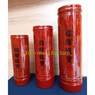 Ống đựng nhang gỗ