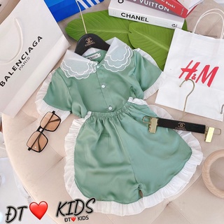 Set bộ lụa cho bé mặc nhà