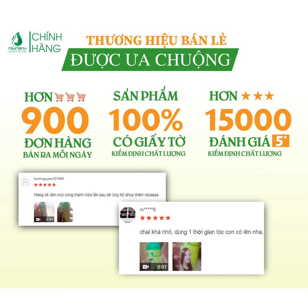 Tinh dầu bưởi Ngân Bình giúp kích mọc tóc, giảm tình trạng gãy rụng, dưỡng tóc dài mượt, óng ả