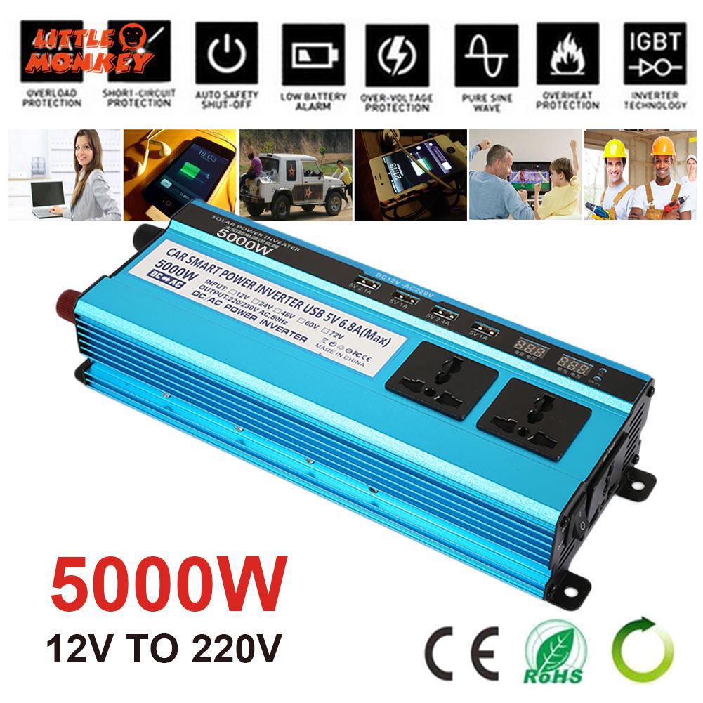 Bộ chuyển đổi nguồn dc12v sang ac220v 5000w