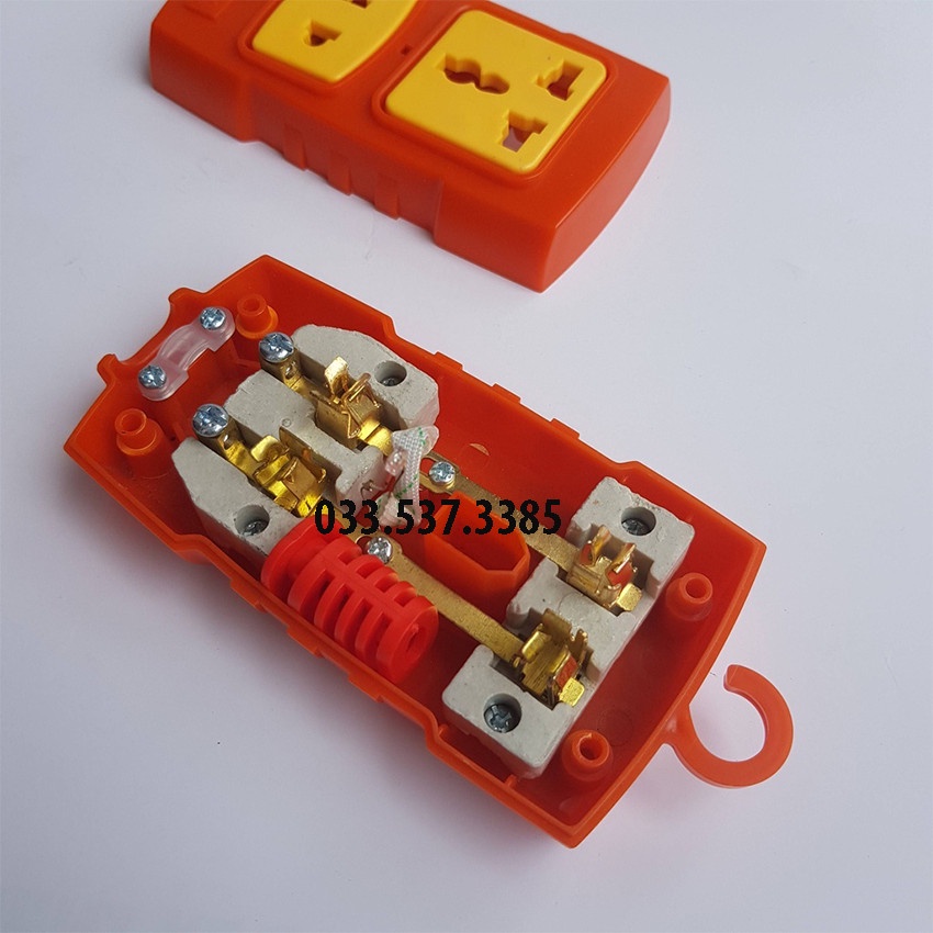 Ổ cắm điện chịu tải, ổ nối điện 2 lỗ, 3 lỗ, 4 lỗ, 6 lỗ HINOKI không dây