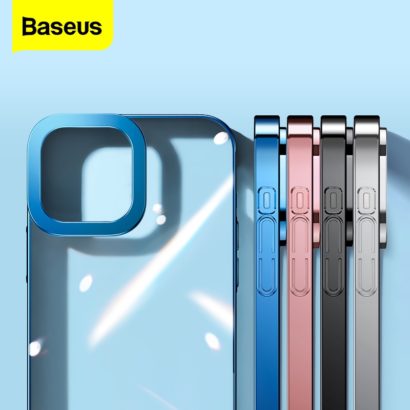 Ốp điện thoại trong suốt chống sốc Baseus cho iPhone 13 Pro Max 2021