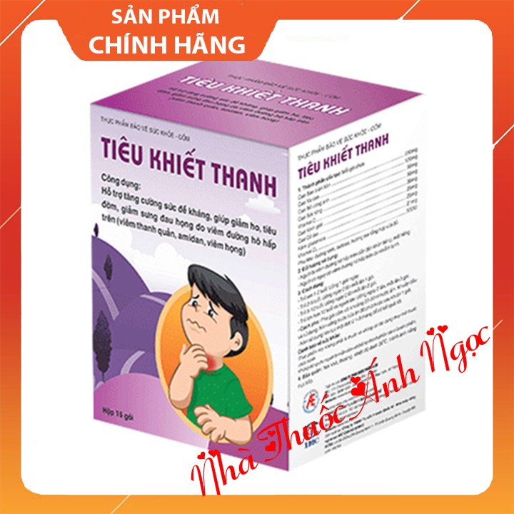 Cốm Tiêu Khiết Thanh -  Giúp giảm ho, tiêu đờm, giảm sưng đau họng,  hỗ trợ tăng cường đề kháng