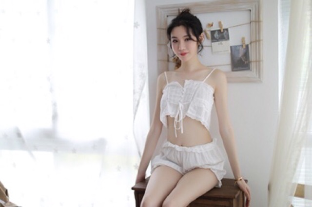 Bộ ngủ sexy KELLY WANG vải thô cao cấp SX181 | BigBuy360 - bigbuy360.vn
