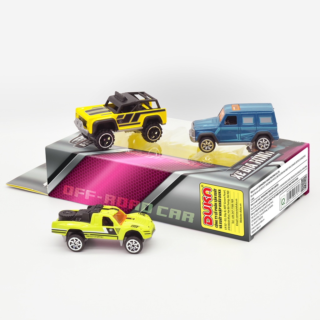 Mô Hình Hợp Kim - Xe Địa Hình DK81108 - Duka