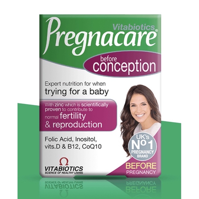 UK-Viên uống bổ sung trước khi mang thai cho nữ Pregnacare Conception hộp 30 viên